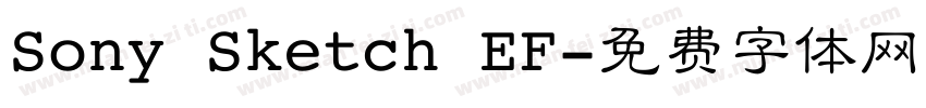 Sony Sketch EF字体转换